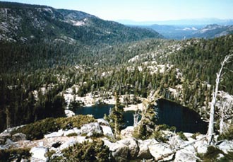 Dardanelles Lake from above